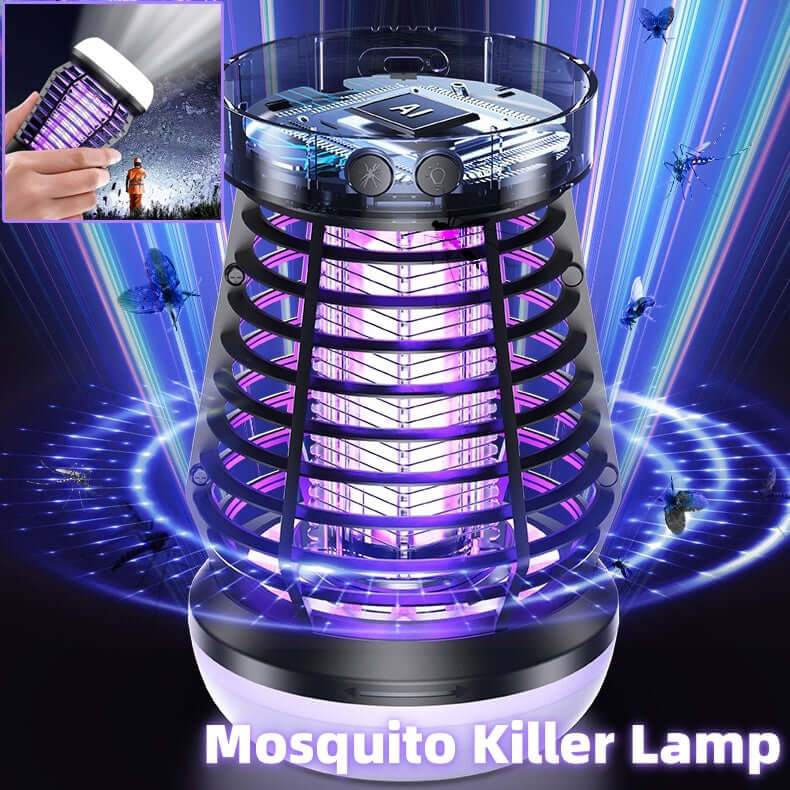 2in1 Mosquito Killer Lamp Electric Fly Catcher Rechargeable