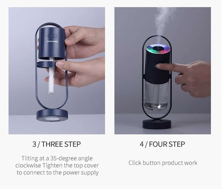 “Portable USB Humidifier  Air Magic Shadow Design”