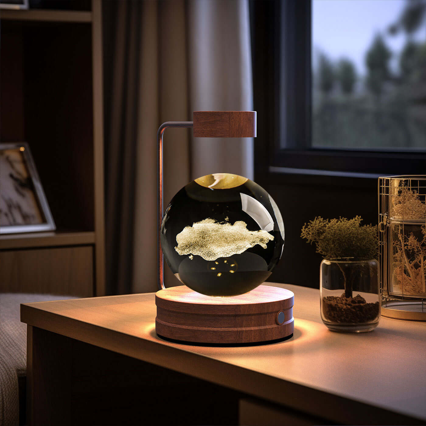 Crystal Ball Dinosaur Night Light