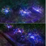Solar Fireworks Lights Christmas Outdoor Decoration
