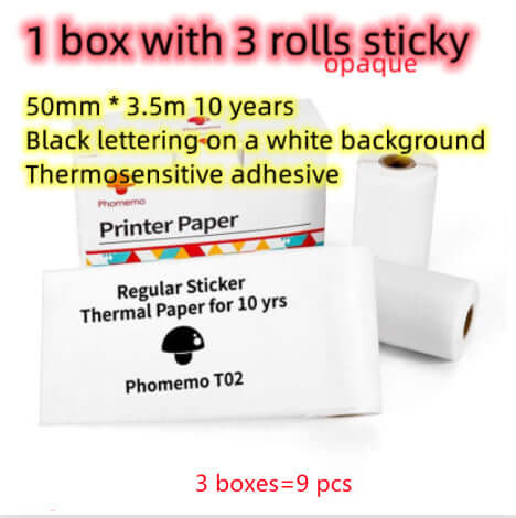 Portable Mini Thermal Label Printer Home Photo Printer