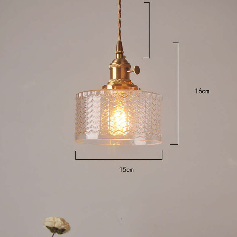 Cafe Brass Glass Chandelier Elegant Lighting Fixture
