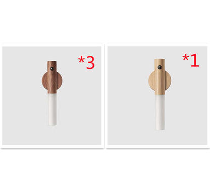 LED Motion Sensor Night Light Wireless USB Rechargeable Lamp