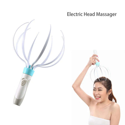 Head Massager Electric Eight Claw Scalp Vibration Tool