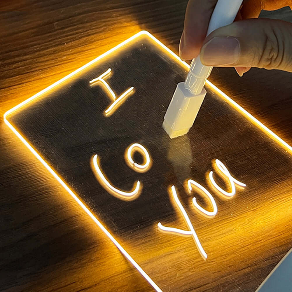 New Note Board Creative Led Night Light USB Message Board