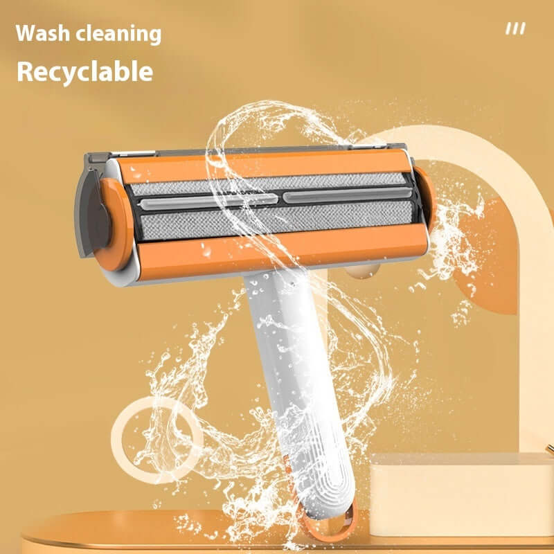 Pet Hair Removal Roller 2 In 1 Portable Washable Brush 
