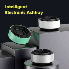 Automatic purifier ashtray for car
