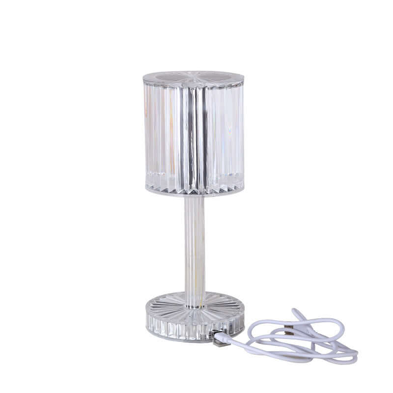 Crystal Table Lamp Romantic LED Warm Light for Home Decor