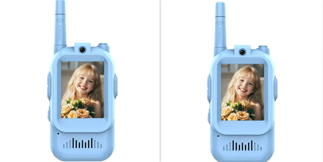Walkie Talkies Mini Video Wireless For Kids Handheld 2 Pack 