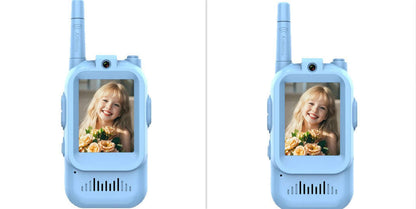 Walkie Talkies Mini Video Wireless For Kids Handheld 2 Pack 