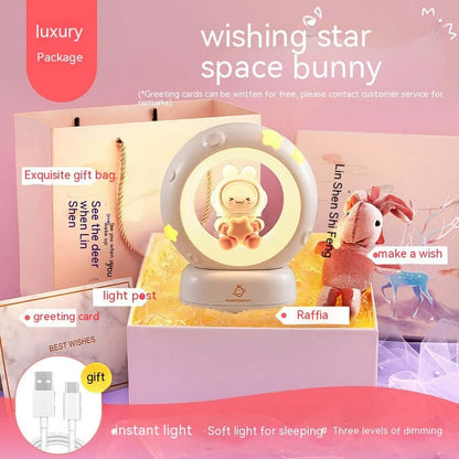 Small Night Lamp Bedroom Bedside Sleeping Table Lamp 