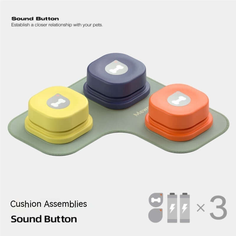 4 Colors Pet Communication Button  Dog Talking Toy