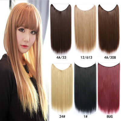Hair Extensions Secret Fish Silky Straight