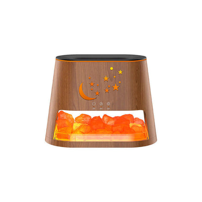 Salt Flame USB Ultrasonic Aroma Diffuser with Colorful Flame