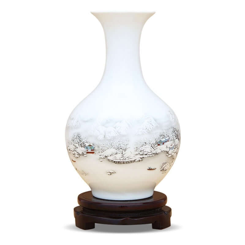 Jingdezhen Ceramics Neo Chinese Style Vase Ornaments