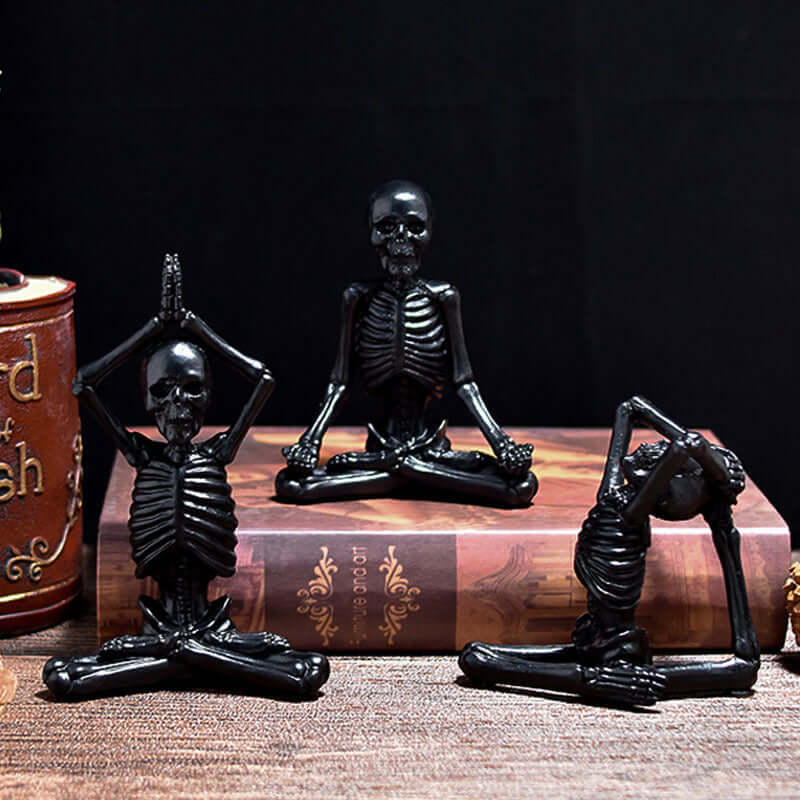 Resin Halloween Horror Desktop Ornaments Skeleton tabletop decoration