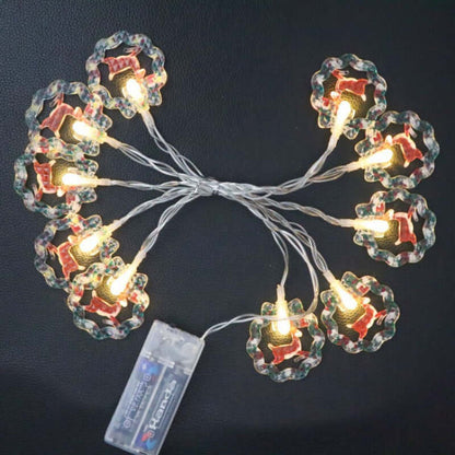 New LED Lighting Chain Christmas Tree Snowman Man Decoration