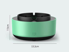 Anion purification ashtray device
