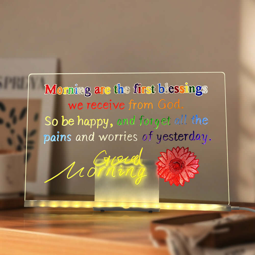 LED Acrylic Message Board & Kids Drawing LED Board