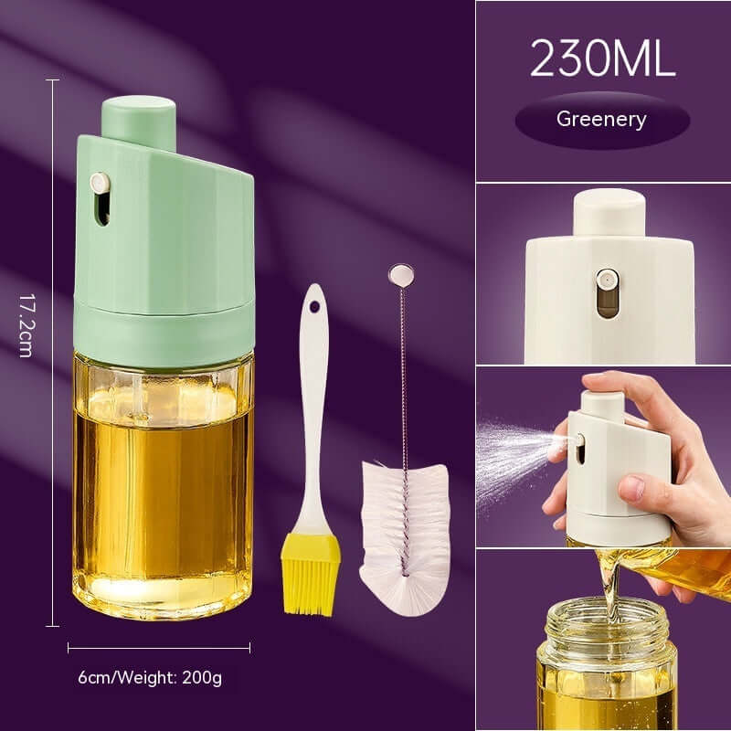 Press Oil Dispenser Cooking Oil Bottle