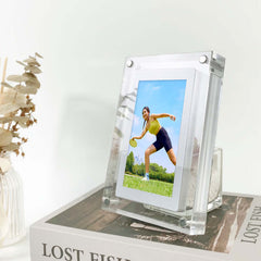 View details for Digital Picture Frame Acrylic Video Player Digital Photo Frame Vertical Display With 1GB And Battery Type C Video Frame Gift For Loved Digital Picture Frame Acrylic Video Player Digital Photo Frame Vertical Display With 1GB And Battery Ty