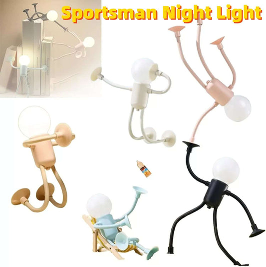 Sportsman suction cup night light attached to window for outdoor use