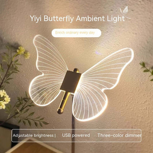 Bedroom Table Light Butterfly Night Lamp Bedroom Table Light
