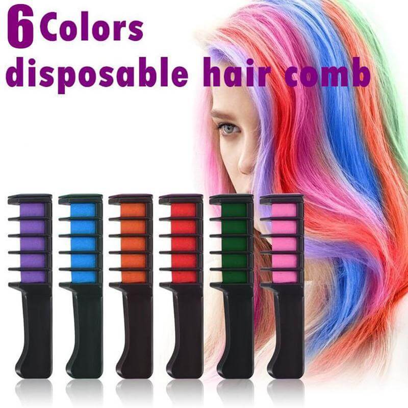 Hair Color Dyeing Temporary Mini Disposable Crayons 