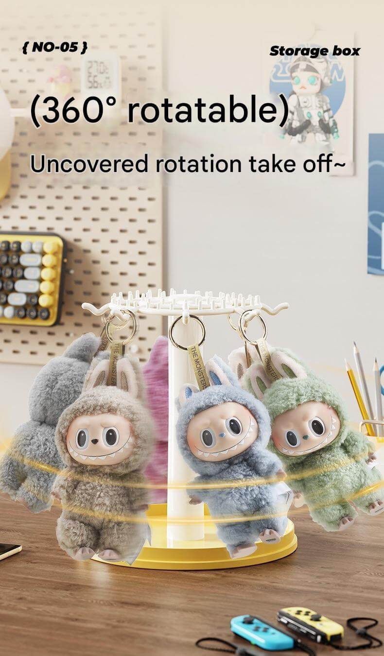 Labubu Plush Doll Storage Case Dust Cover