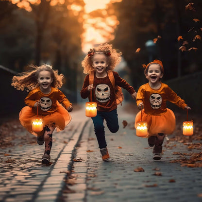 Halloween Pumpkin Foldable Portable Small Night Lamp 2025