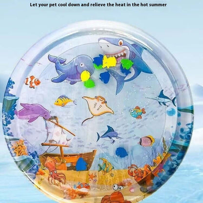 Summer Cooling Pet Bed – Ice Pad Mat for Dogs & Cats