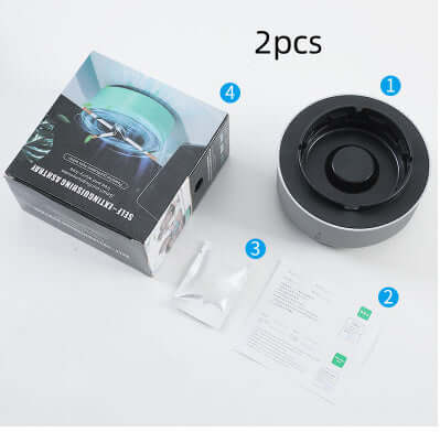 Smoke Removal Ashtray  Portable Air Purifier for Car