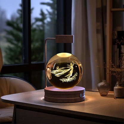 Crystal Ball Dinosaur Night Light