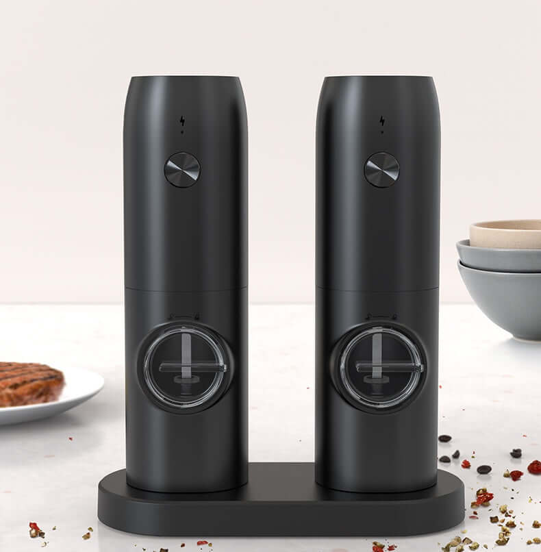 Electric Salt Pepper Grinder Set 