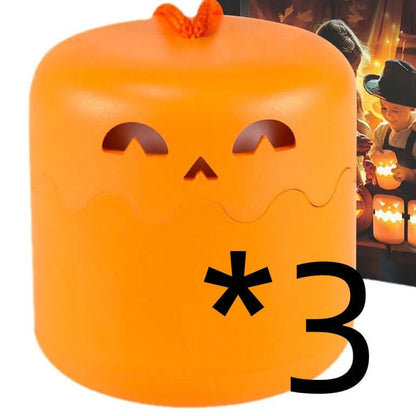 Halloween Pumpkin Foldable Portable Small Night Lamp 2025