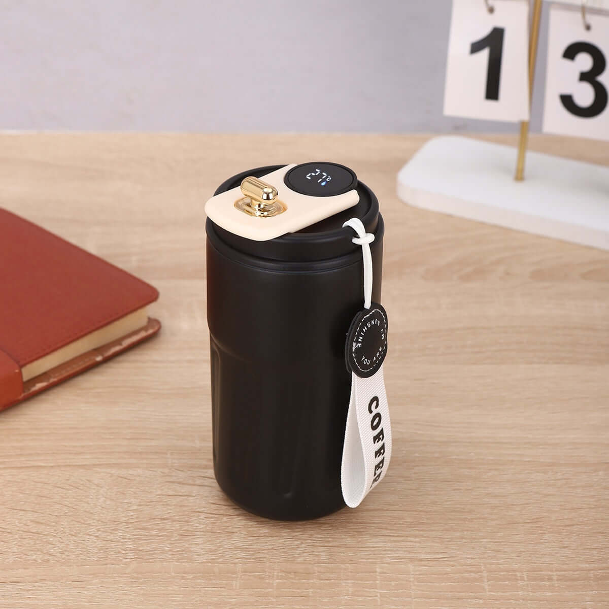 Smart Digital Thermal Bottle Portable Coffee Mug 