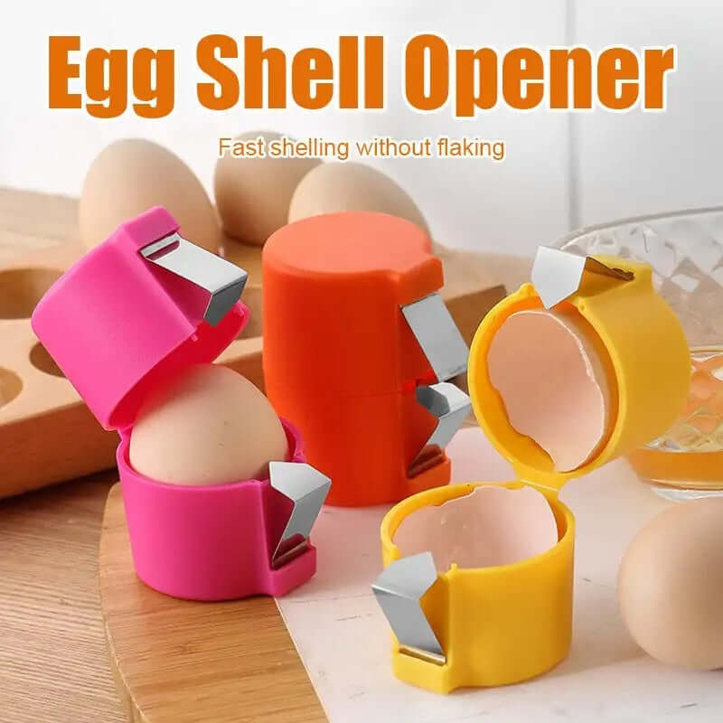 Egg Shell Opener – Easy Egg Beating Tool for Kitchen Use