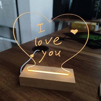 New Note Board Creative Led Night Light USB Message Board