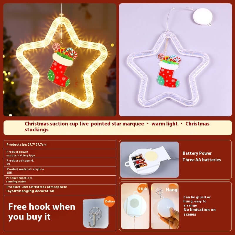 Christmas Pendant Decoration Christmas Atmosphere Led Light