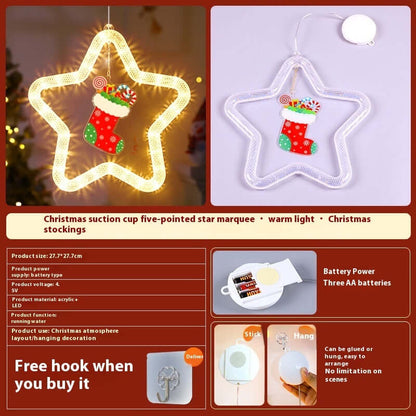 Christmas Pendant Decoration Christmas Atmosphere Led Light