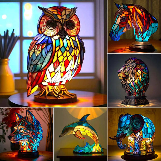 3D Colored Animal Desk Lamp Animal Decorative Night Light 