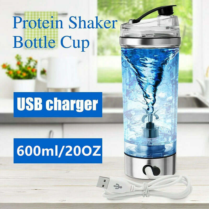Electric Protein Shake USB Shake Bottle Milk Coffee Blender 