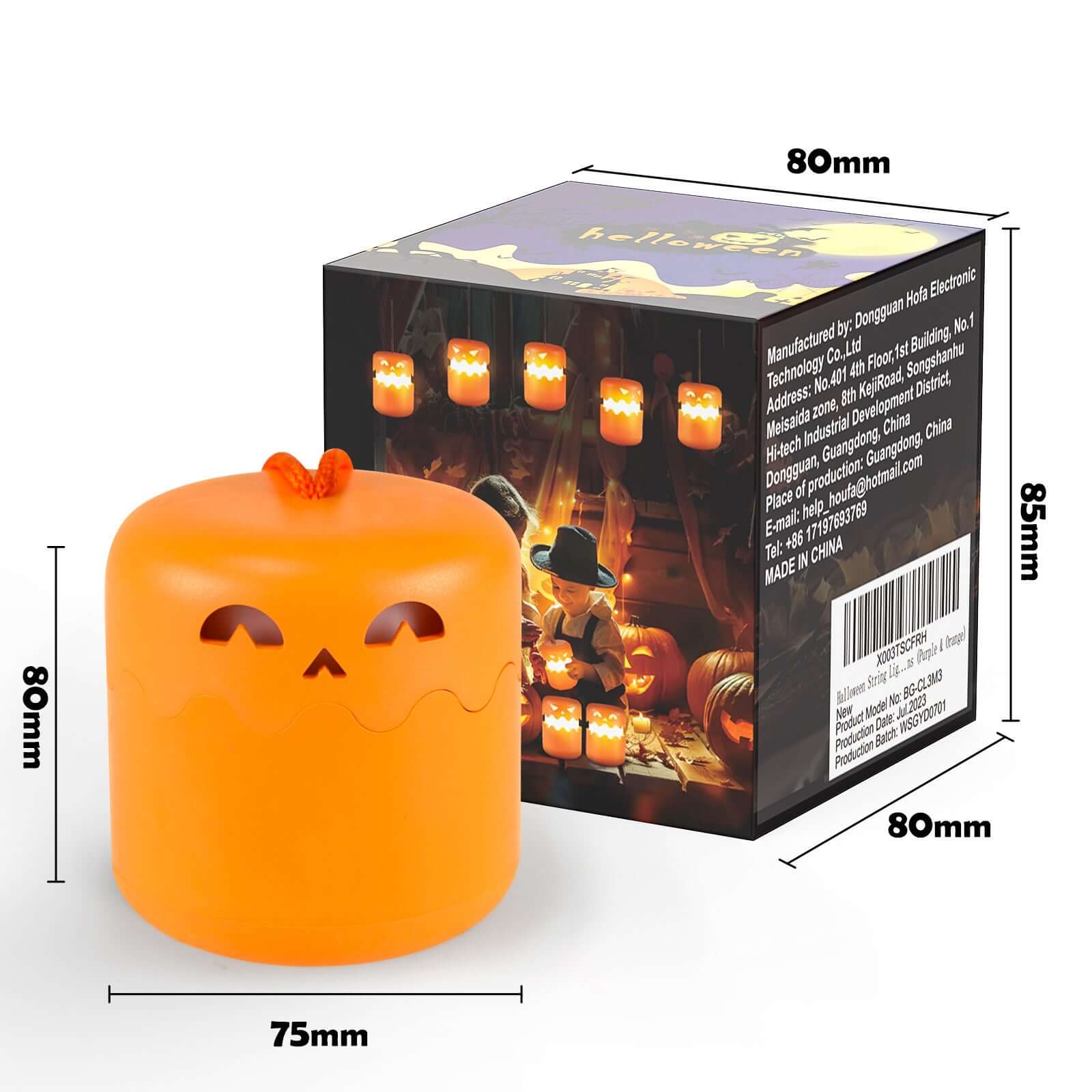 Halloween Pumpkin Foldable Portable Small Night Lamp 2025