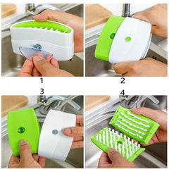 3pcs Kitchen Cleaning Brush Suction Cup for Chopsticks Forks