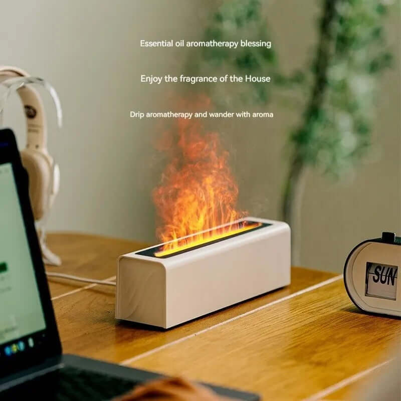 Flame Aroma Diffuser Colorful Usb Plug-in flame diffuser 