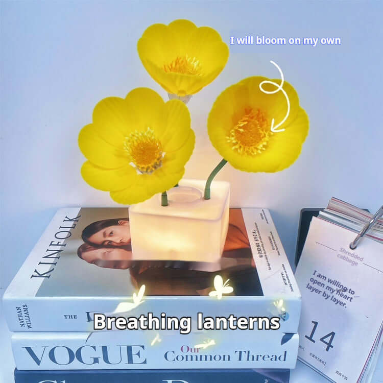  Flowering Charging Small Night Lamp Creative Bedroom