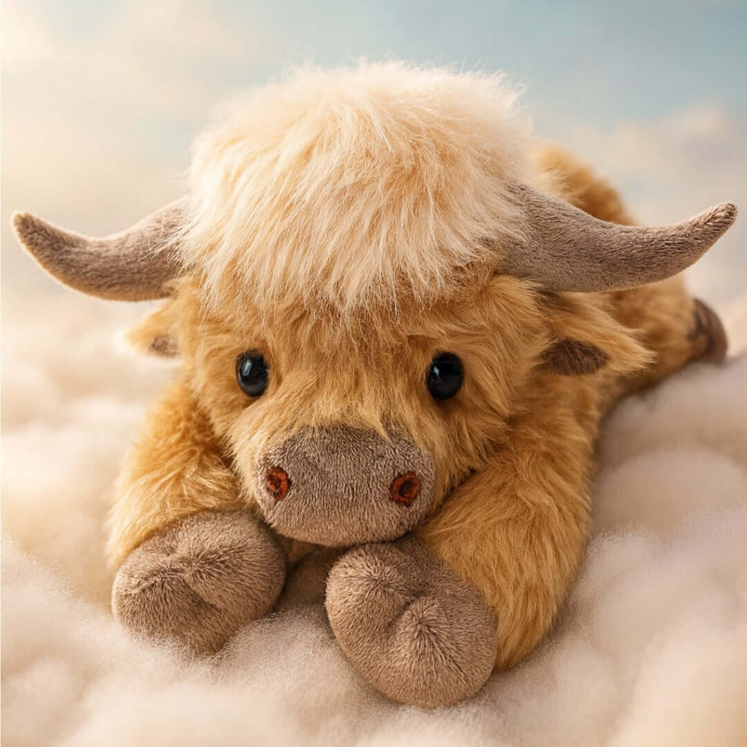 Highland Cow Plush Toy Creative Cartoon Household