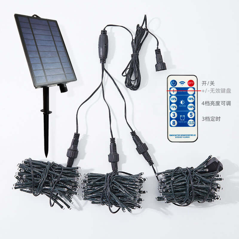 Christmas Outdoor Courtyard Hanging Meteor Shower Lights 