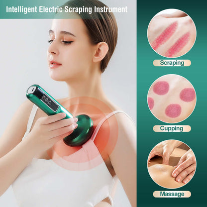 Electric Cupping Device with heating and massage functions