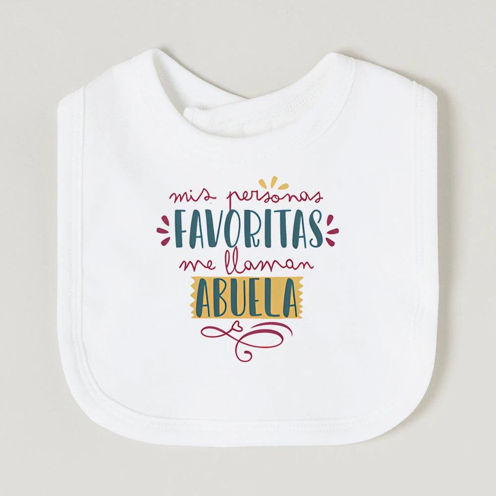 Mother's Day Abuala Print Baby Feeding Bib Cotton Comfy Newborn Burp Cloth Infant Soft Saliva Towel Perfect Gift for Mothers Day